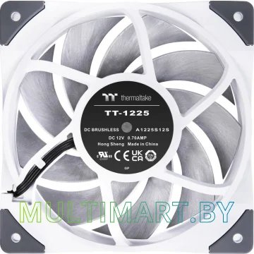 Вентилятор для корпуса Thermaltake ToughFan 12 White (CL-F117-PL12WT-A) картинка 5
